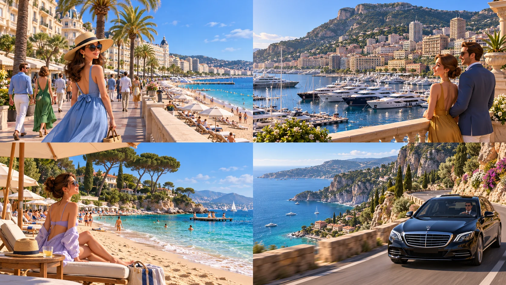 Illustration 3D — La Croisette, Cannes
